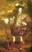 John Michael Wright unknown scottish chieftain, c. oil painting on canvas